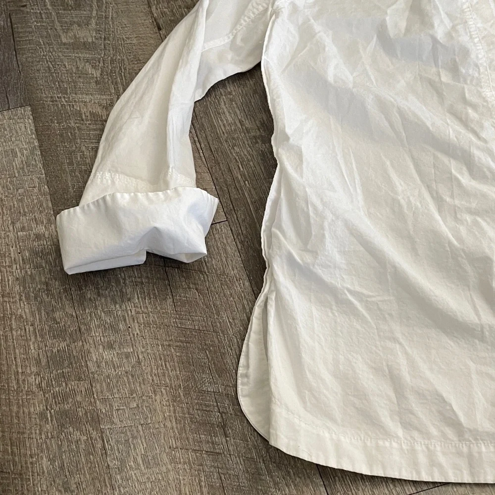 J. Crew Crisp White‎ Tunic Top